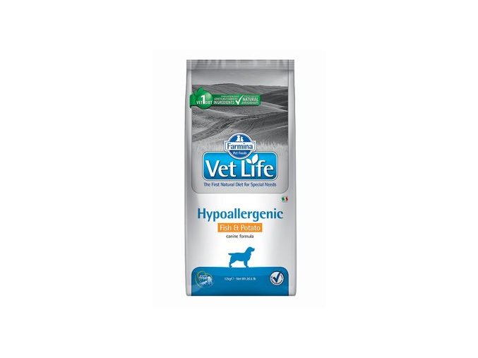 Vet Life Natural DOG Hypo Fish & Potato 12kg