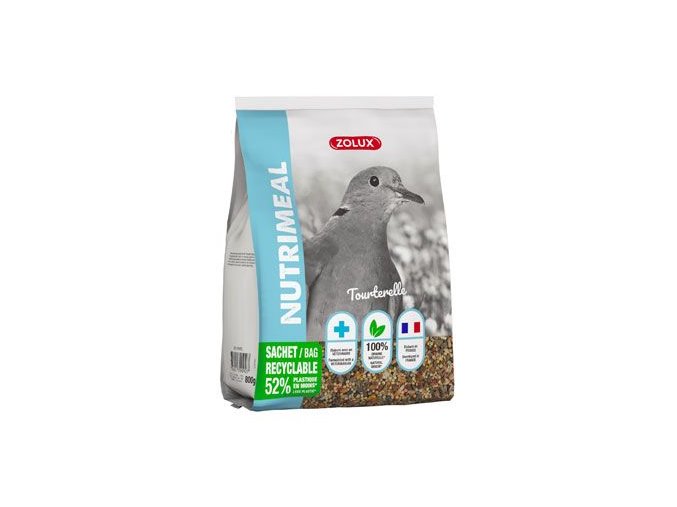 Krmivo pro hrdličky NUTRIMEAL 800g Zolux