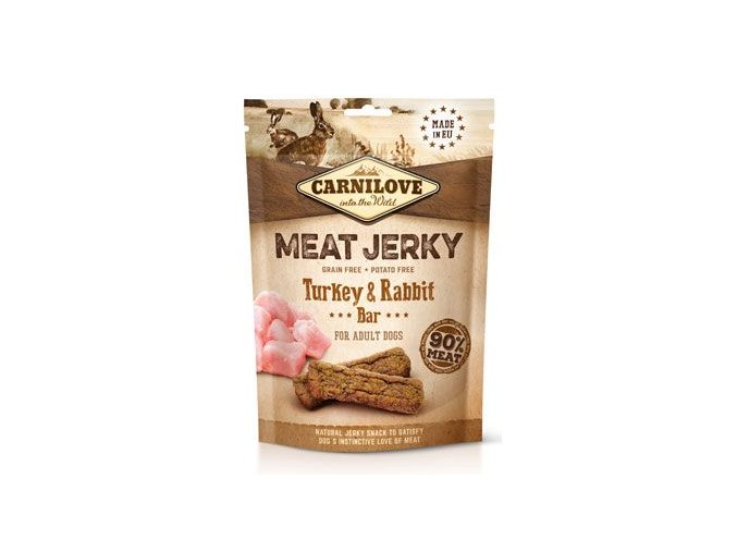 Carnilove Dog Jerky Rabbit&Turkey Bar 100g