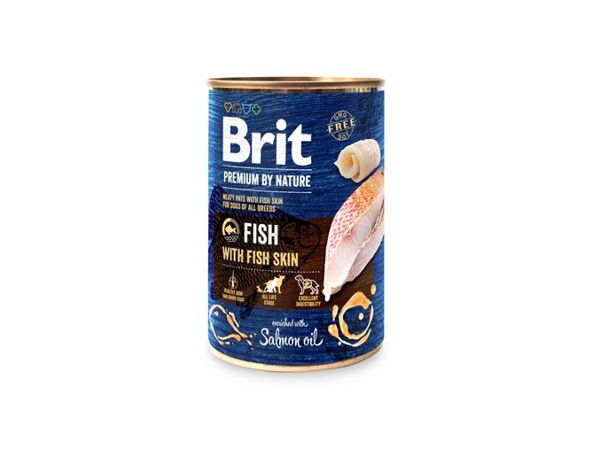 Brit Premium Dog by Nature konz Fish&Fish Skin 400g