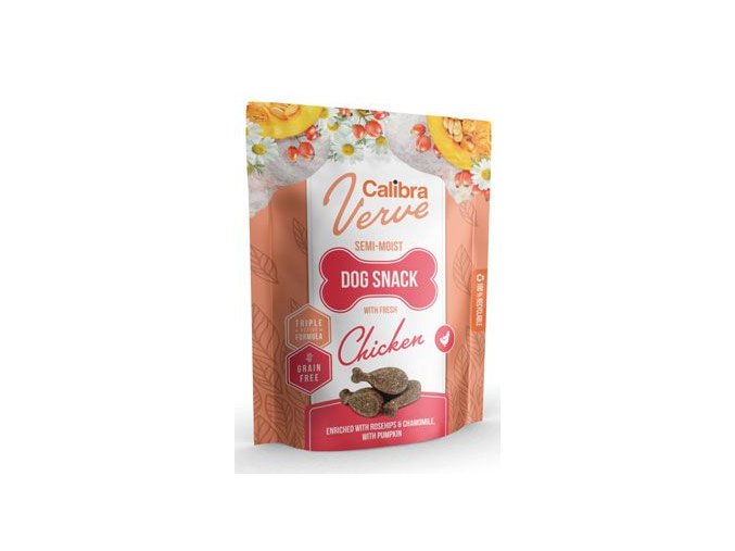 Calibra Dog Verve Semi-Moist Snack Fresh Chicken 150g