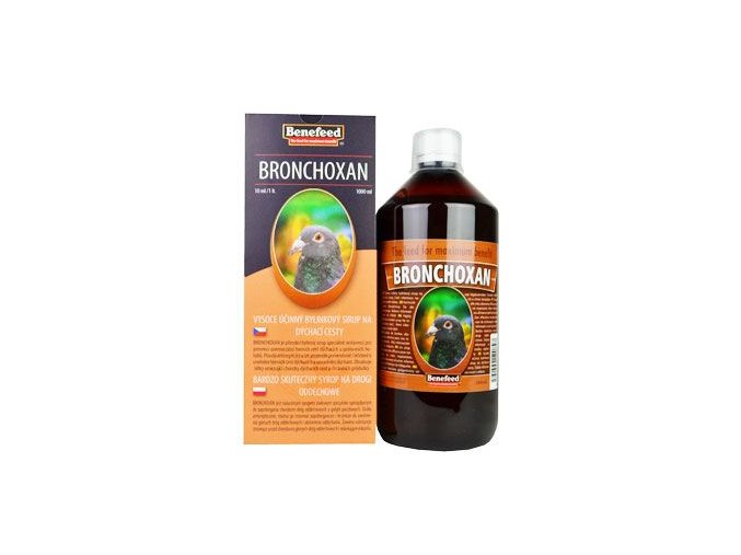 Bronchoxan pro holuby bylinný sirup 1l