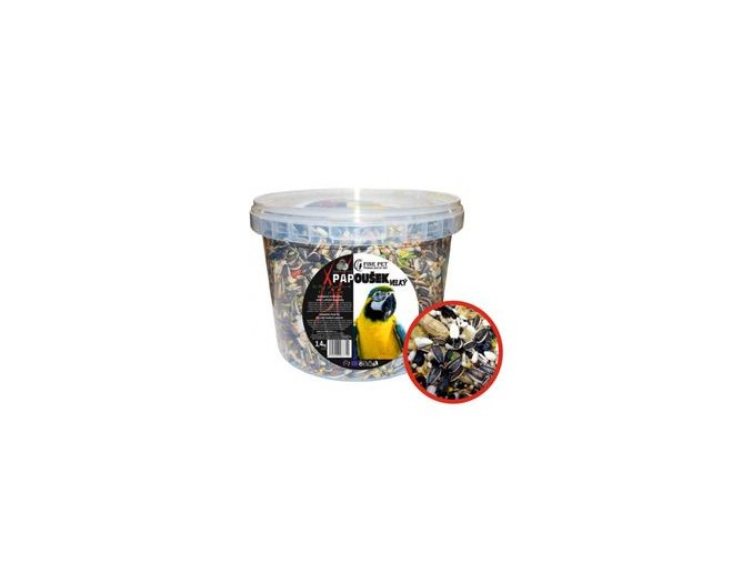 FINE PET Super Mix Velký Papoušek vědro 1,4kg