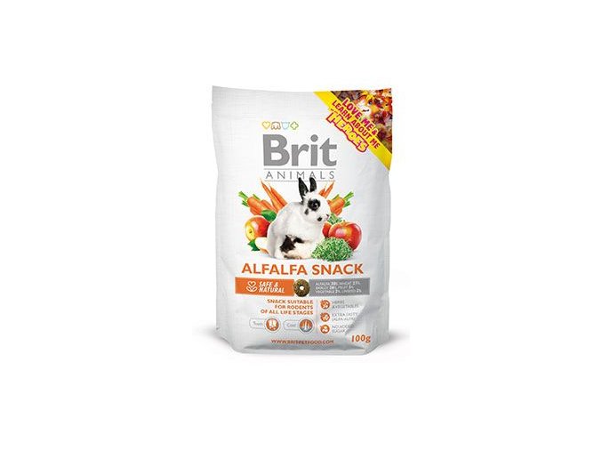 Brit Animals Alfalfa Snack for Rodents 100g
