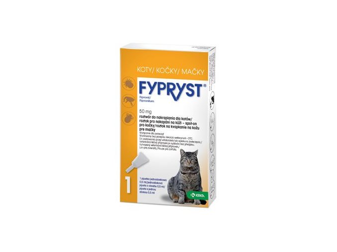 Fypryst Spot-on Cat 50mg sol 1x0,5ml
