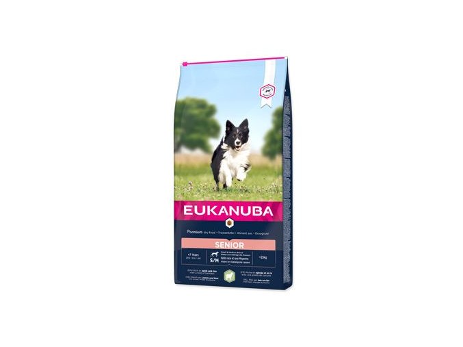 Eukanuba Dog Senior Small&Medium Lamb&Rice 2,5kg