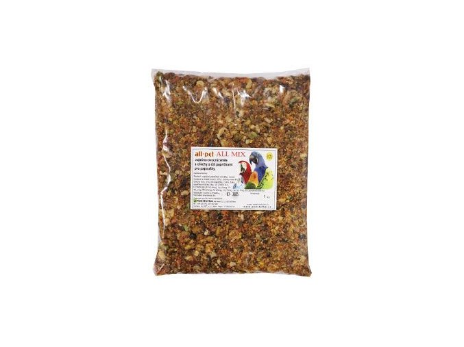 Krmivo pro Ptáky ALL MIX vaječná směs s ořechy 1kg