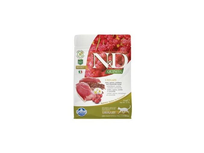 N&D Quinoa CAT Urinary Duck & Cranberry 300g