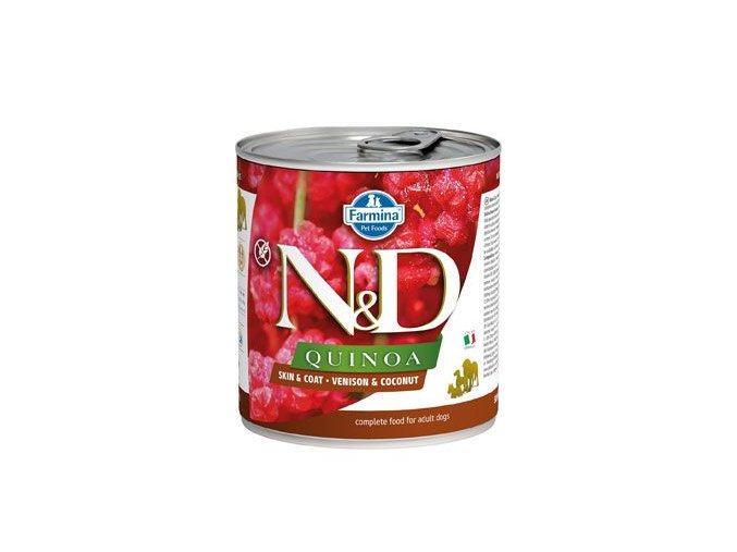 N&D DOG QUINOA Adult Venison & Coconut 285g