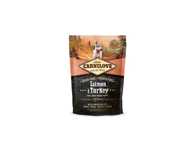 Carnilove Dog Salmon & Turkey for LB Puppies 1,5kg