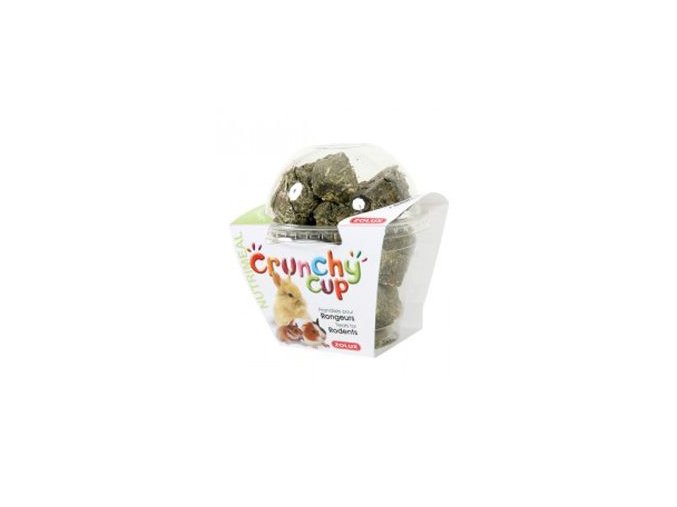 Pochoutka CRUNCHYCUP vojtěška/mrkev pro hlod 200gZolux