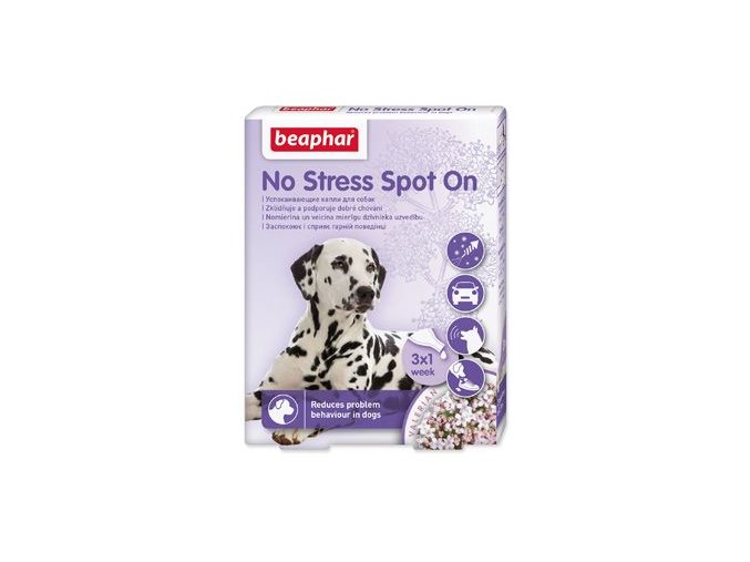 Beaphar No Stress Spot-on pro psy 3x0,7ml