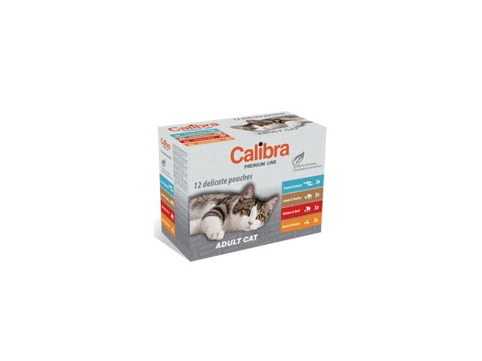 Calibra Cat kapsa Premium Adult multipack 12x100g