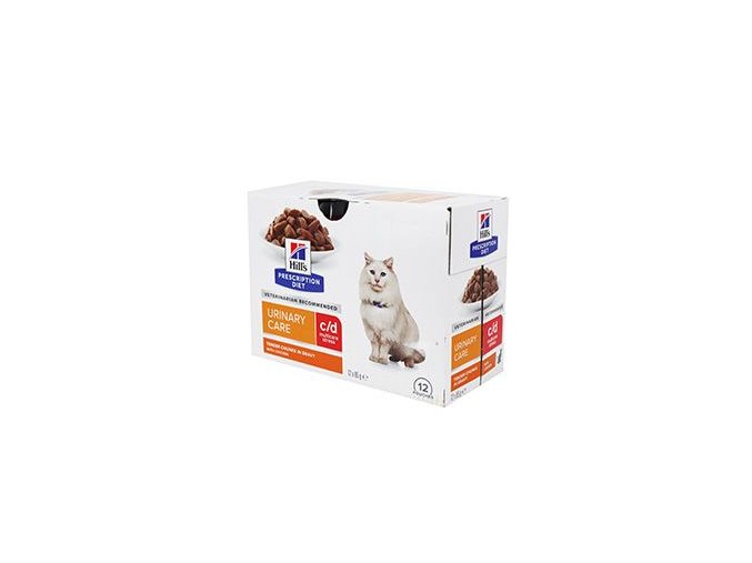 Hill's Fel. PD C/D Urinary Stress Chick. kapsa 12x85g