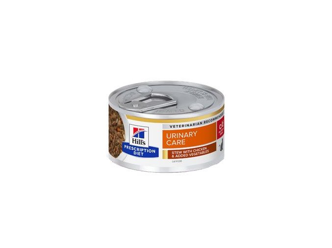 Hill's Fel. PD C/D UrinaryStress Ckn&Veg stew Konz.82g