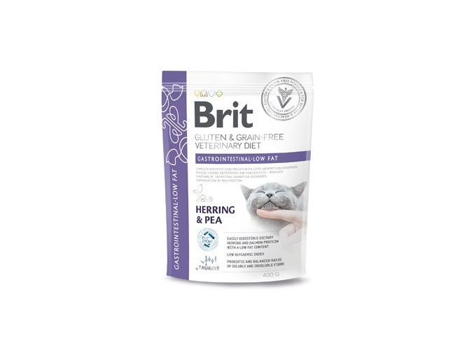 Brit VD Cat GF Gastrointestinal-Low fat 400g