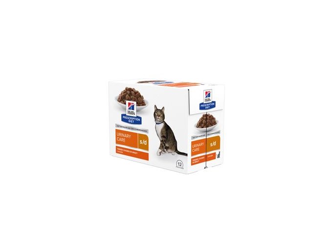 Hill's Fel. PD S/D Chicken kapsa 12x85g