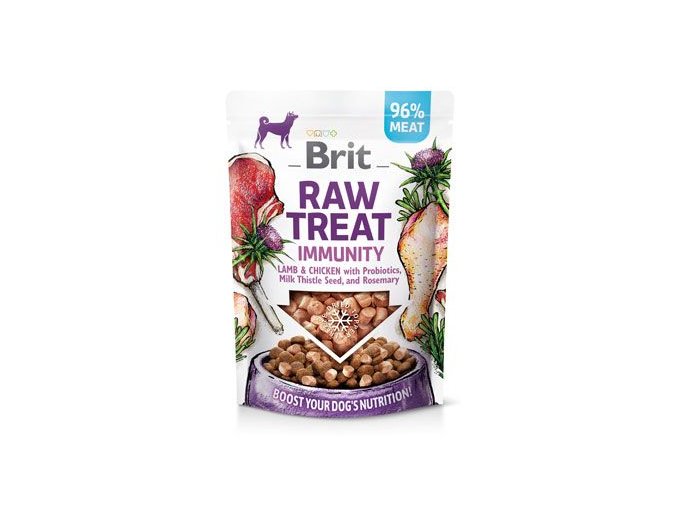 Brit Raw Treat Dog Immunity, Lamb&Chicken 40g