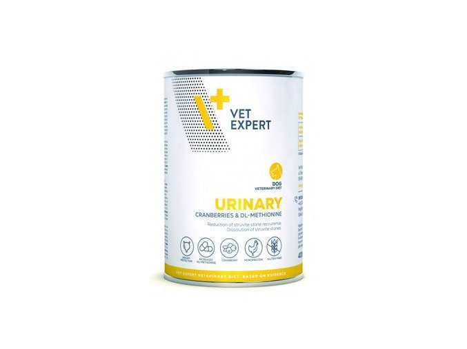 VetExpert VD 4T Urinary Dog konzerva 400g
