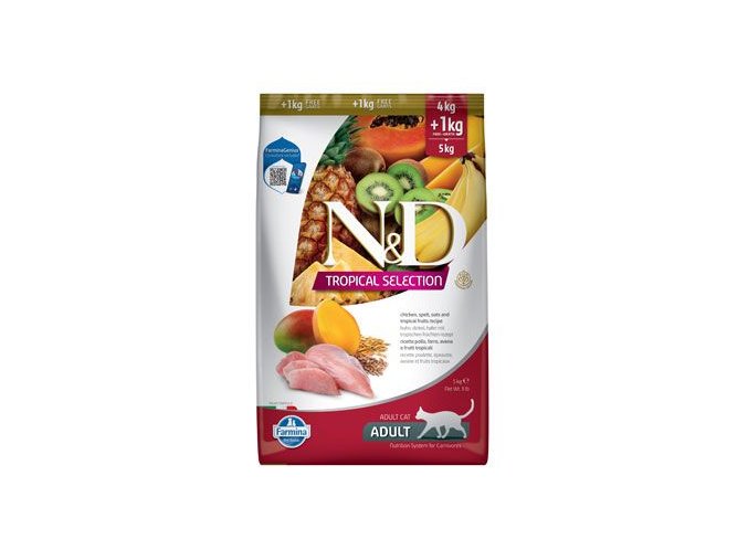 N&D TROPICAL SELECTION CAT Adult Chicken 4+1kg