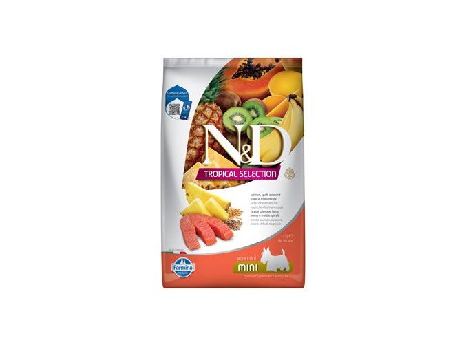 N&D TROPICAL SELECTION DOG Adult Mini Salmon 5kg