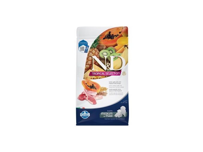 N&D TROPICAL SELECTION DOG Puppy M/L Lamb 2kg