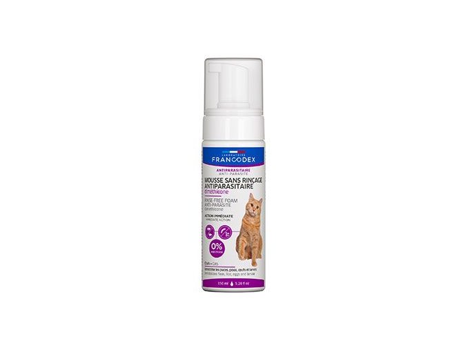 Francodex Bezoplachová pěna pro kočky 150ml