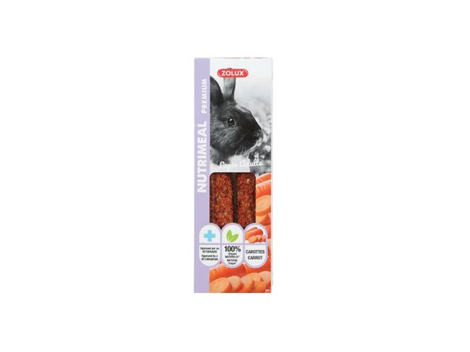 Pochoutka NUTRIMEAL STICK mrkev pro králíky 115g