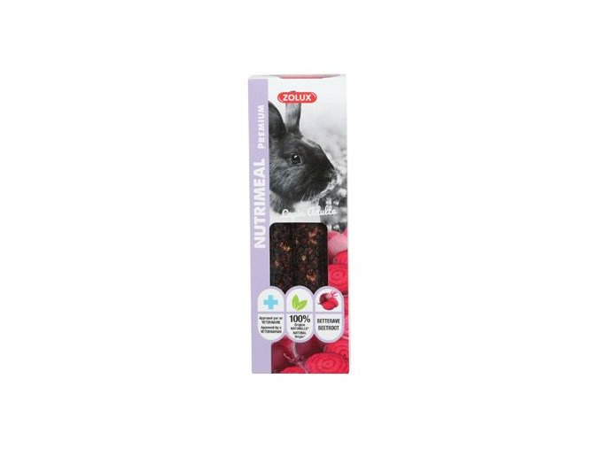 Pochoutka NUTRIMEAL STICK červ.řepa pro králíky 115g