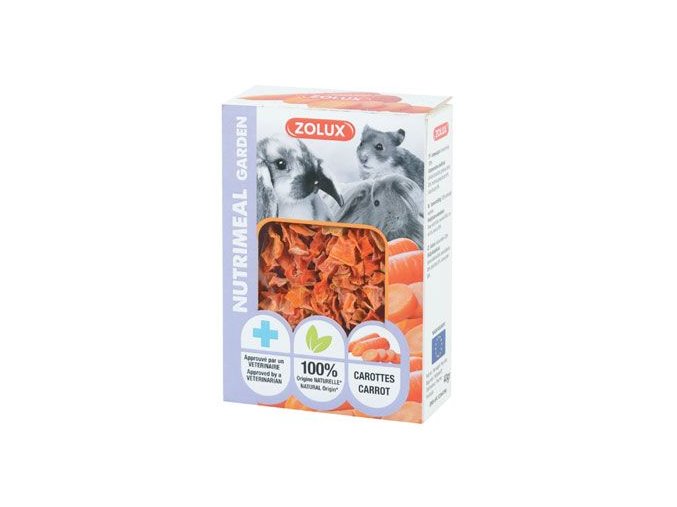 Pochoutka NUTRIMEAL GARDEN hlodavci Carrot 40g Zolux