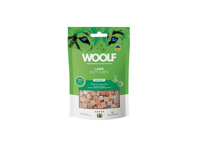 WOOLF pochoutka Soft Cubes Lamb 100g