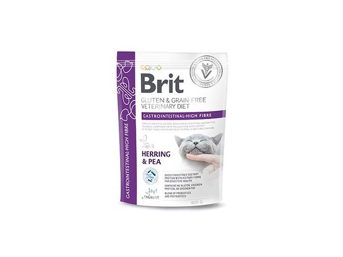 Brit VD Cat GF Gastrointestinal High Fibre 400g