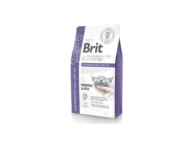 Brit VD Cat GF Gastrointestinal-Low fat 5kg