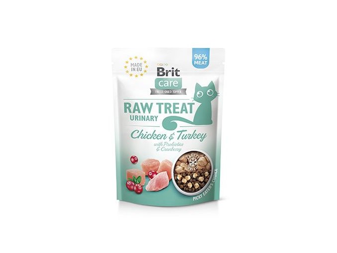 Brit Raw Treat Cat Urinary, Chicken&Turkey 40g