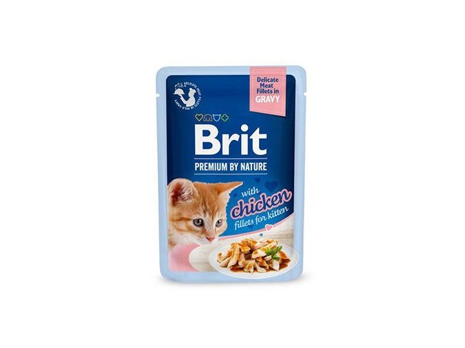 Brit Premium Cat D Fillets in Gravy for Kitten 85g