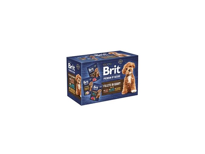 Brit Premium Dog Fillets Gravy Multipack 1020g