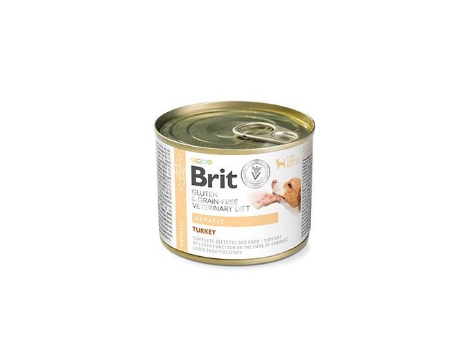 Brit VD Dog GF konz Hepatic 200g