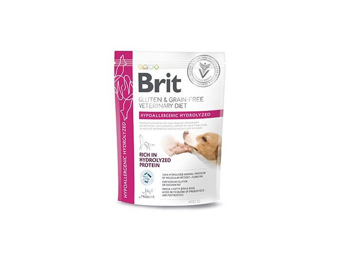 Brit VD Dog GF Hypoallergenic Hydrolyzed 400g
