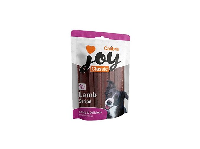 Calibra Joy Dog Classic Lamb Strips 80g NEW