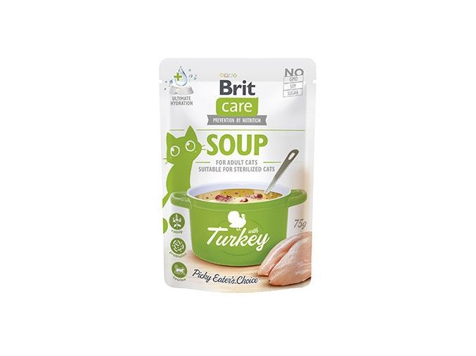 Brit Care Cat Soup with Turkey 75g