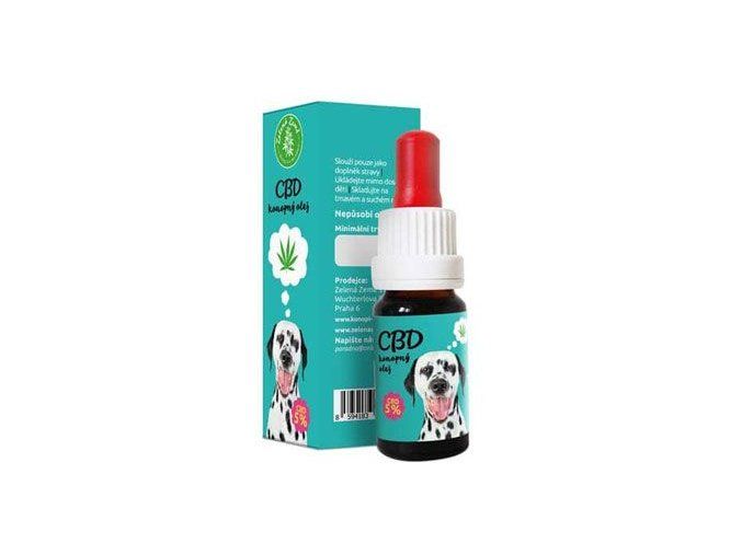 CBD olej pro psy 5%, 10ml