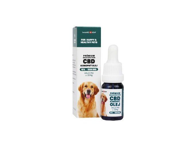 CBD olej pro velké psy 15%, 10ml