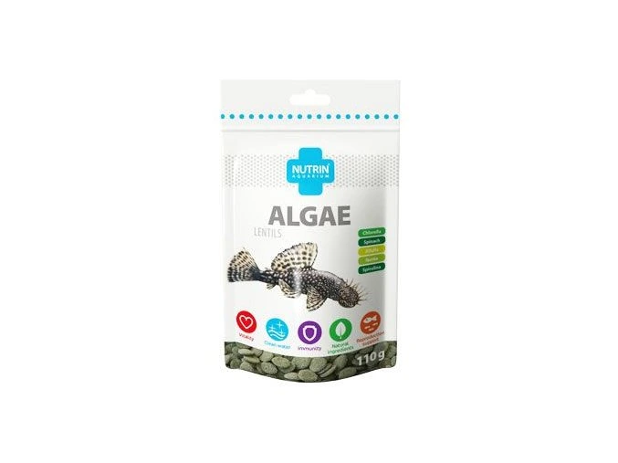 Nutrin Aquarium Algae Lentils Akvarijní ryby 110g
