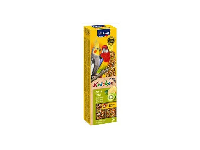 Vitakraft Bird Kräcker Korela/Parrot kiwi+citr tyč 2ks