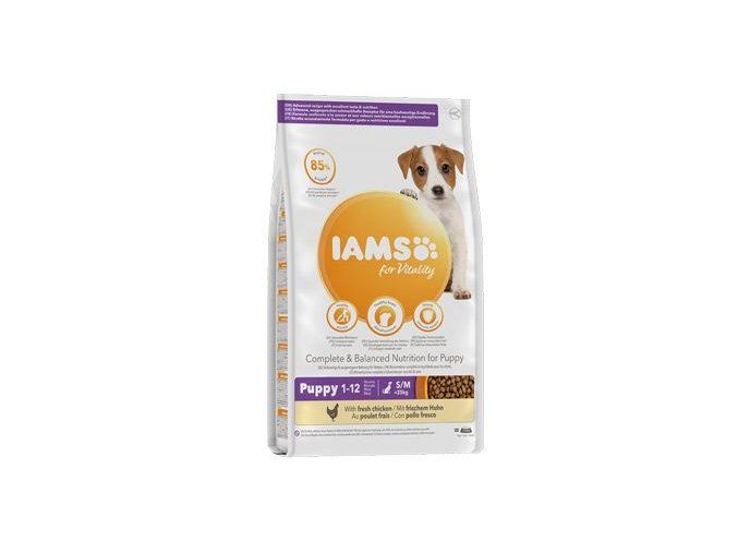 Iams Dog Puppy Small&Medium Chicken 3kg