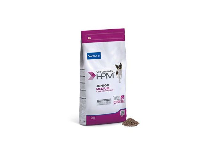 VET HPM Junior Medium Dog, 12 kg