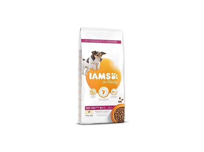 Iams Dog Senior Small&Medium Chicken 12kg