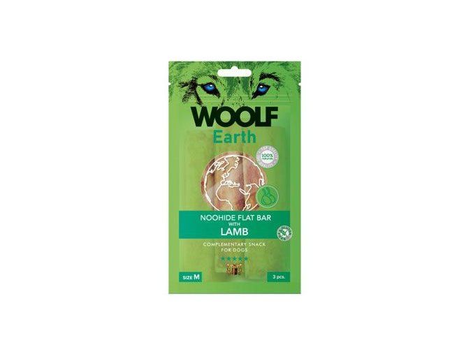 WOOLF Earth poch. NooHide M Flat Bar Lamb 90g