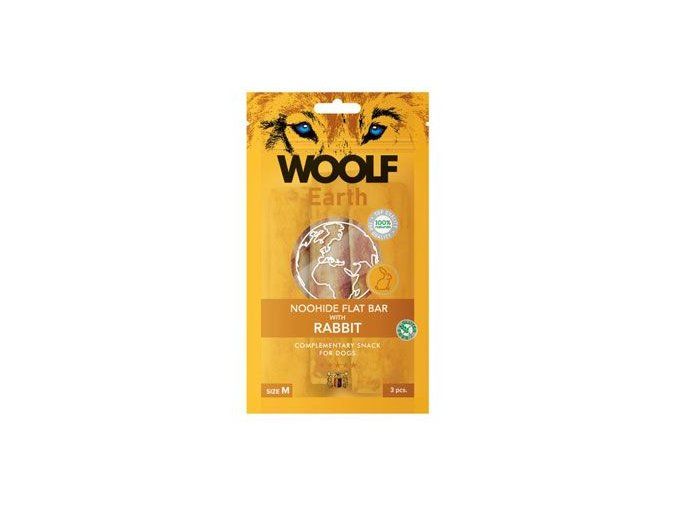 WOOLF Earth poch. NooHide M Flat Bar Rabbit 90g