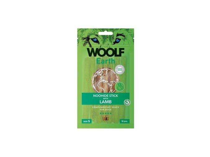 WOOLF Earth poch. NooHide S Sticks with Lamb 90g